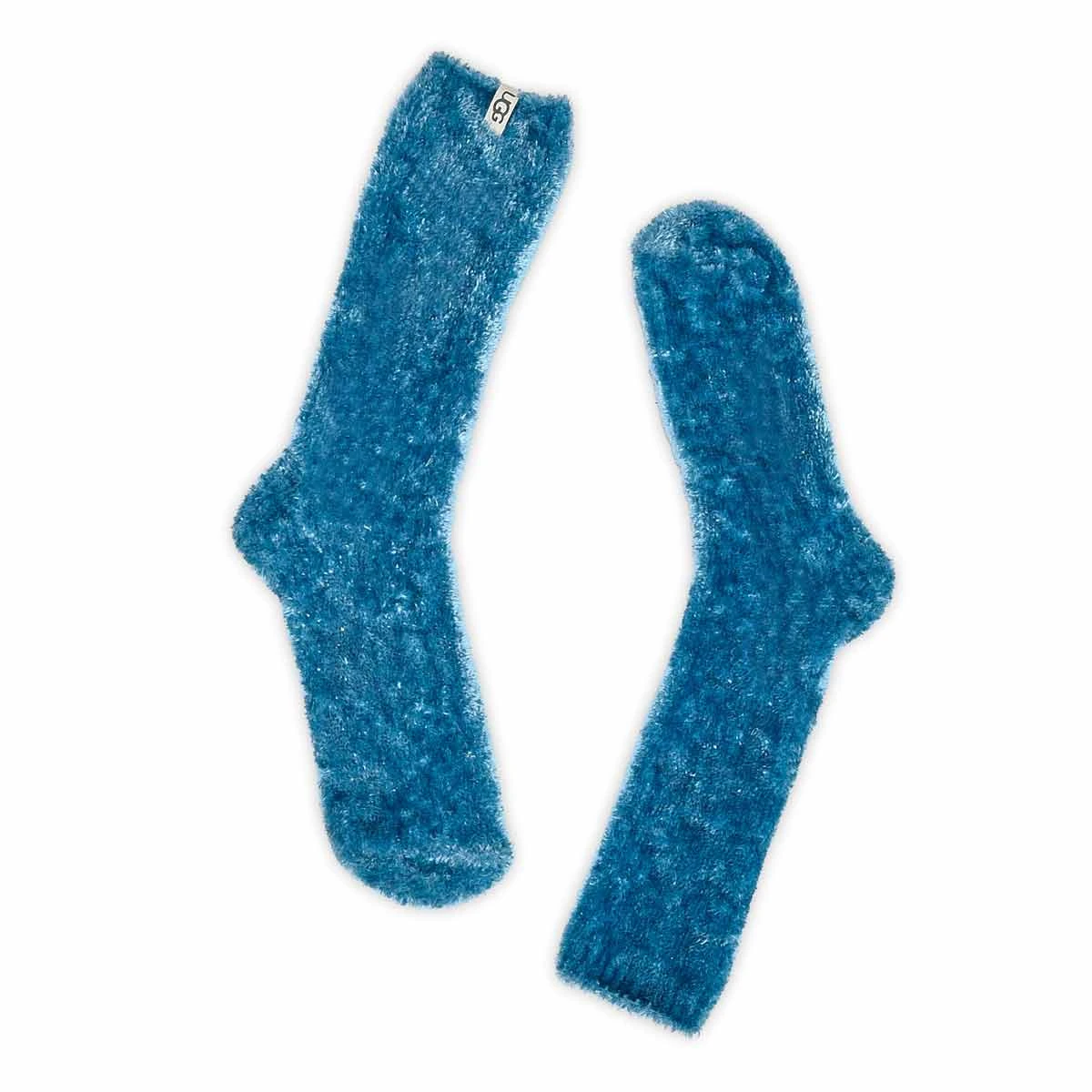 UGG Women's Leda Cozy Crew Sock - Navy - Image 6