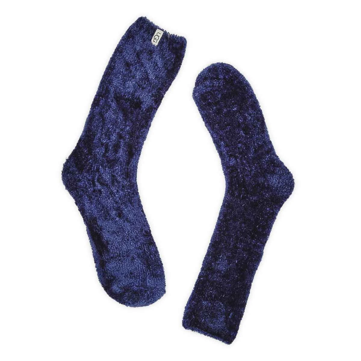 UGG Women's Leda Cozy Crew Sock - Navy