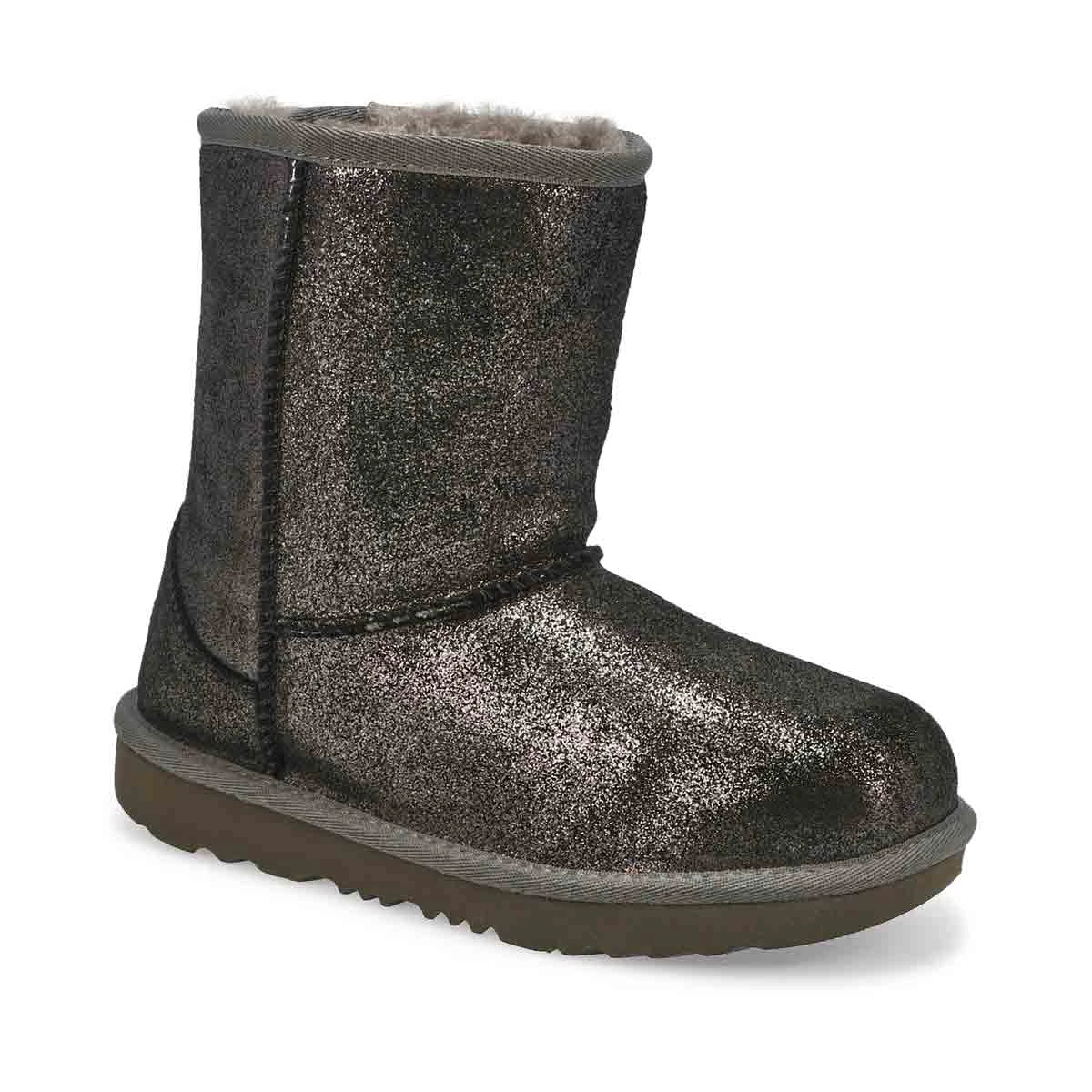 UGG Girls' Classic II Metallic Glitter Boot- - Image 2