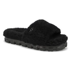 UGG Women's Cozetta Curly Slipper -Black