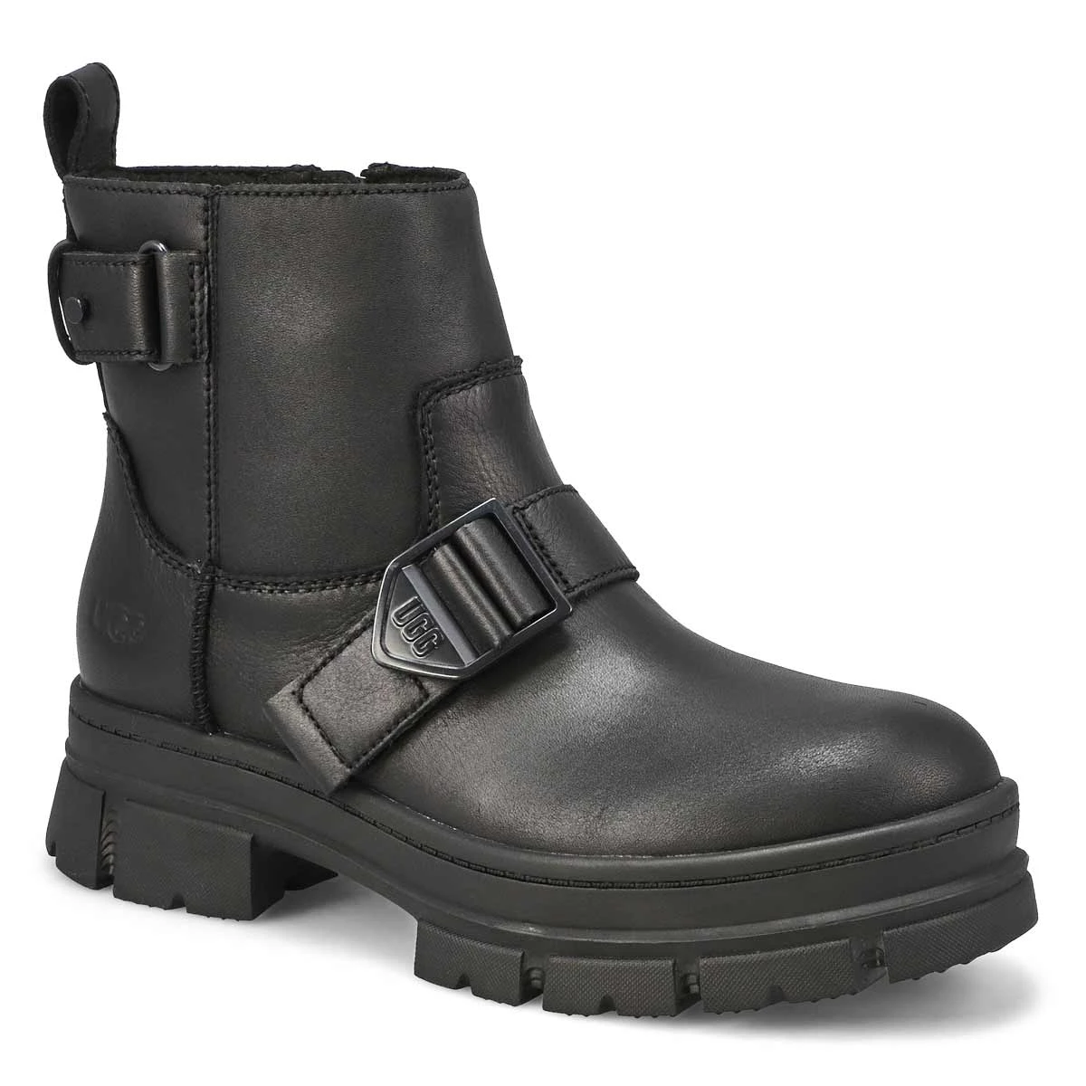 UGG Women's Ashton Short Waterproof Boot -Bla