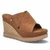 UGG Women's Abbot Slide Wedge Sandal - Chestn