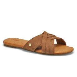 UGG Women's Kenleigh Slide Sandal - Chestnut