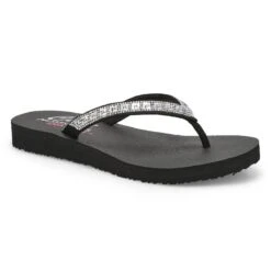 Skechers Women's Meditation Thong Sandal - Bl
