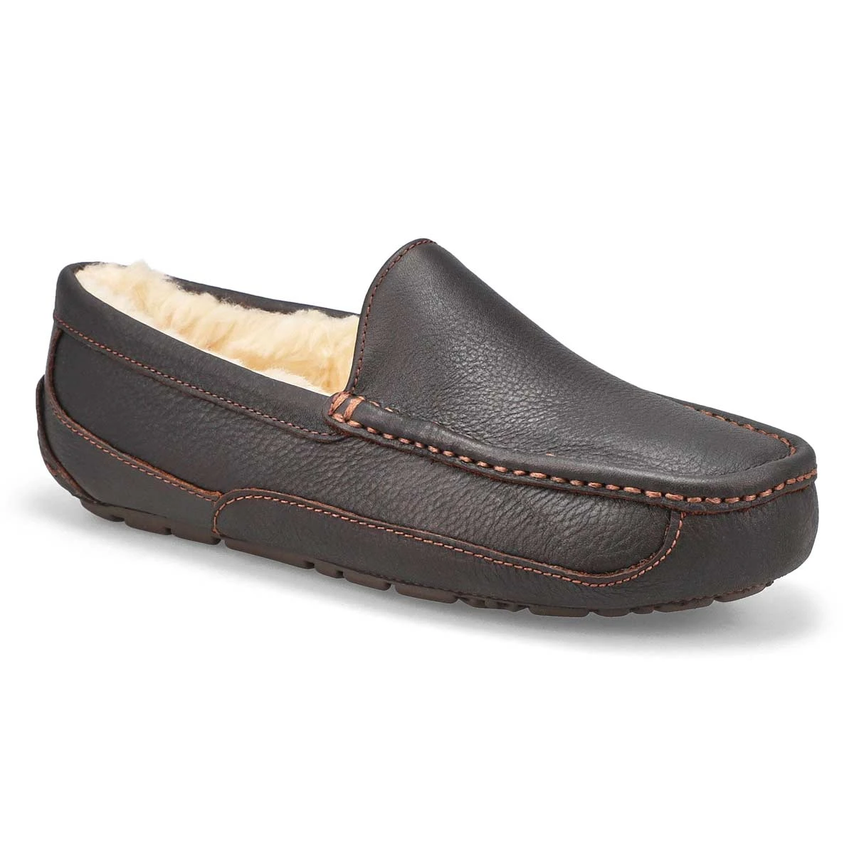 UGG Men's Ascot Sheepskin Slipper - Black - Image 4