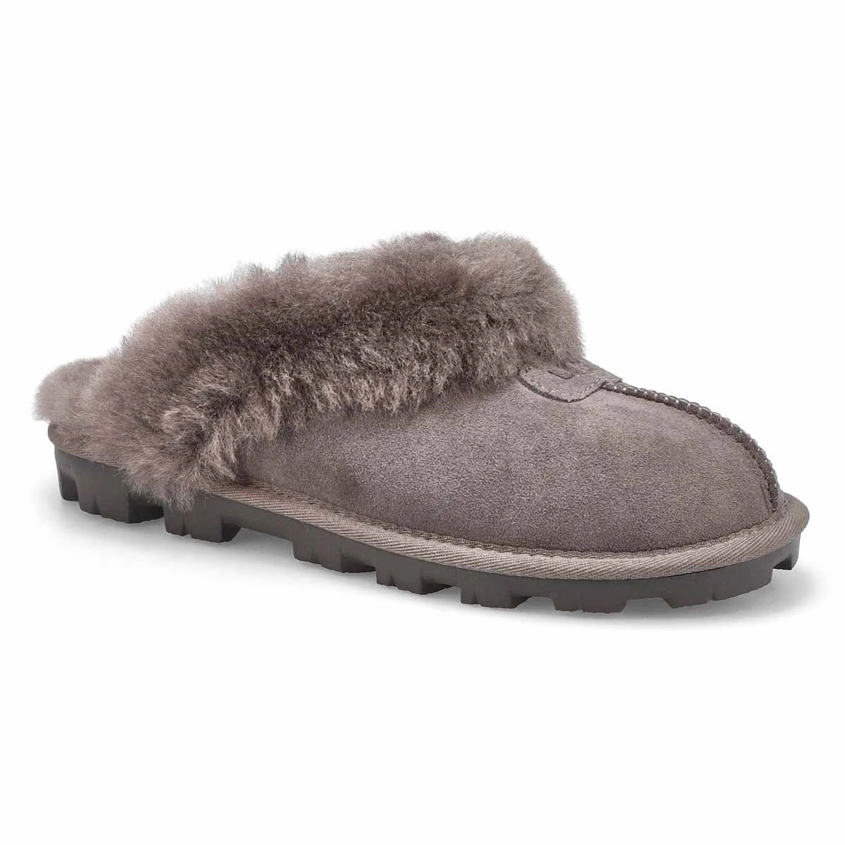 UGG Women's Coquette Sheepskin Slipper - Grey