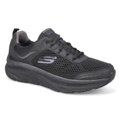 Skechers Men's D'Lux Walker Sneaker - Black