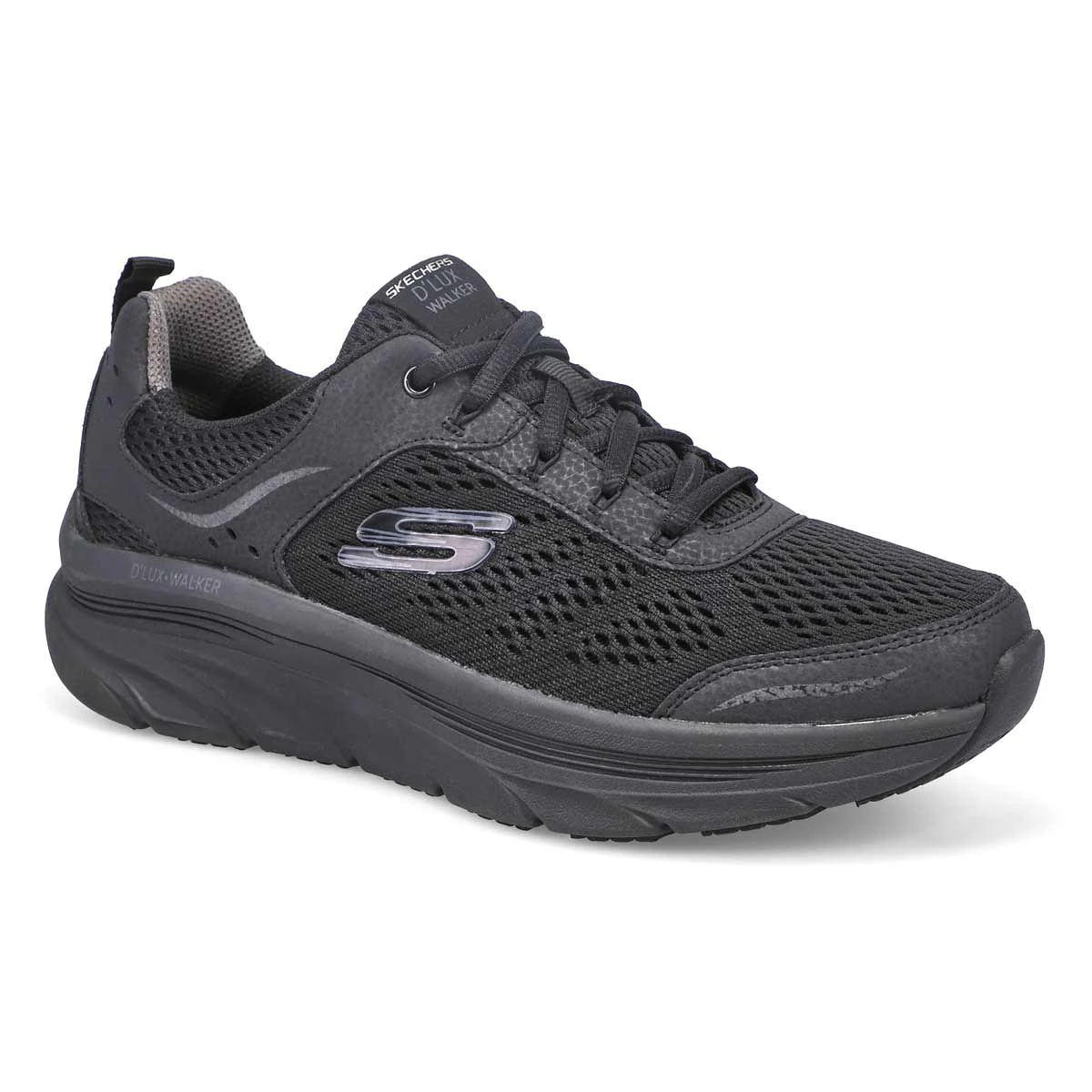 Skechers Men's D'Lux Walker Sneaker - Black
