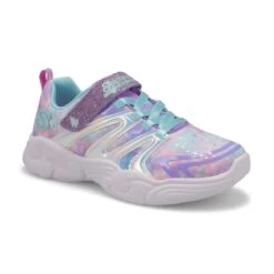 Skechers Girls' Unicorn Storm Strap Sneaker
