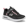 Skechers Girls' Microspec Max Sneaker -Black