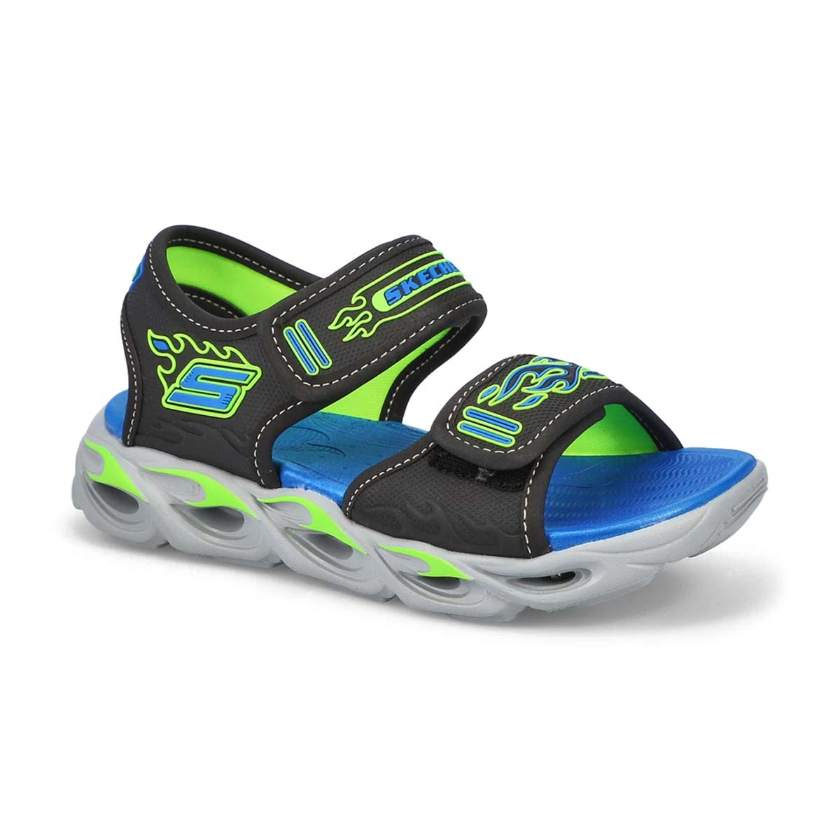 Skechers Boys' Thermo-Splash Sandal - Black/B