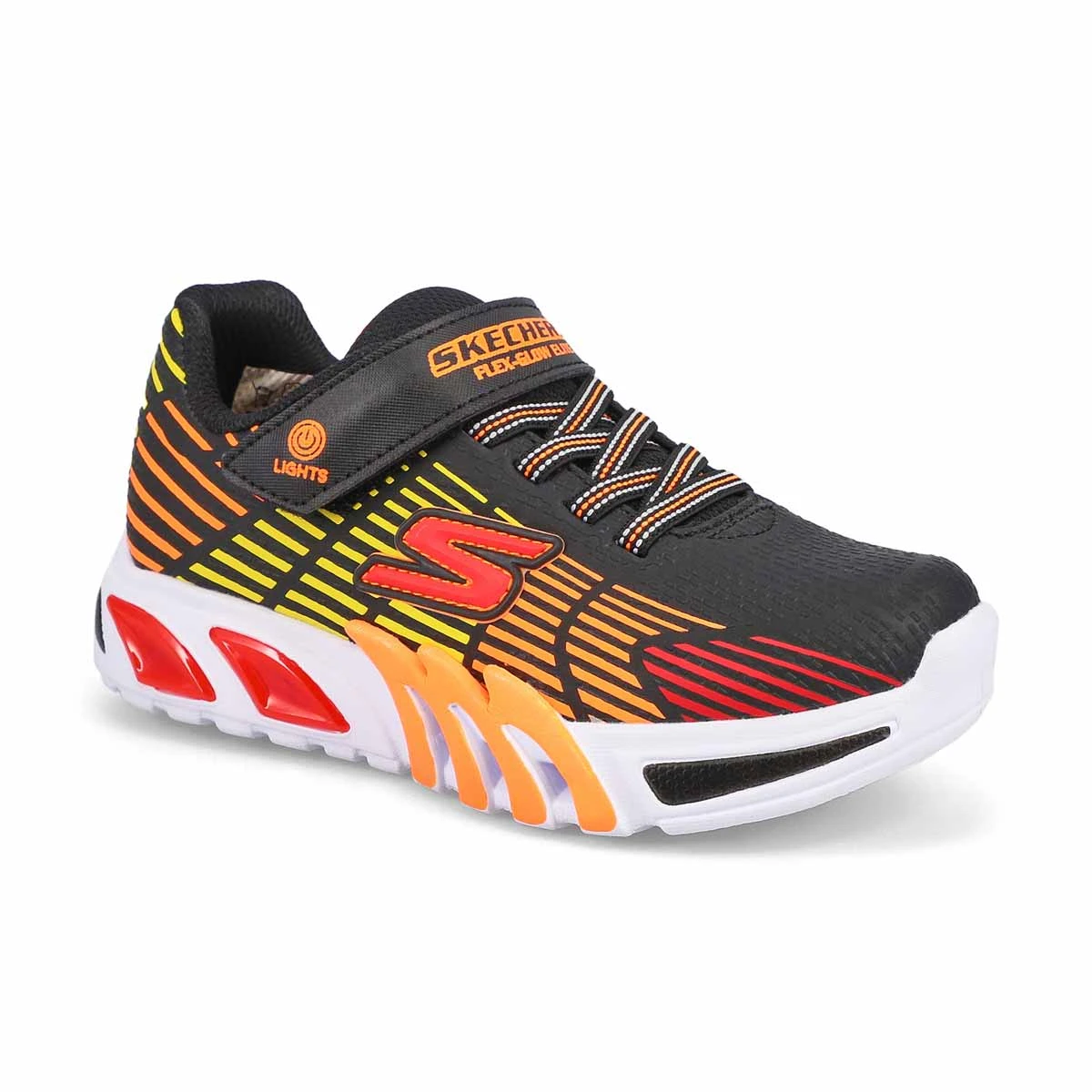 Skechers Boys' Flex-Glow Sneakers - Navy/Mult - Image 2