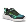 Skechers Boys' Bounder Sneaker -Black/ Lime