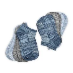 Skechers Boys' Low Cut Non Terry Sock - 6 Pac