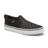 Vans Boys' Asher Sneaker - Checkered Black/Bl