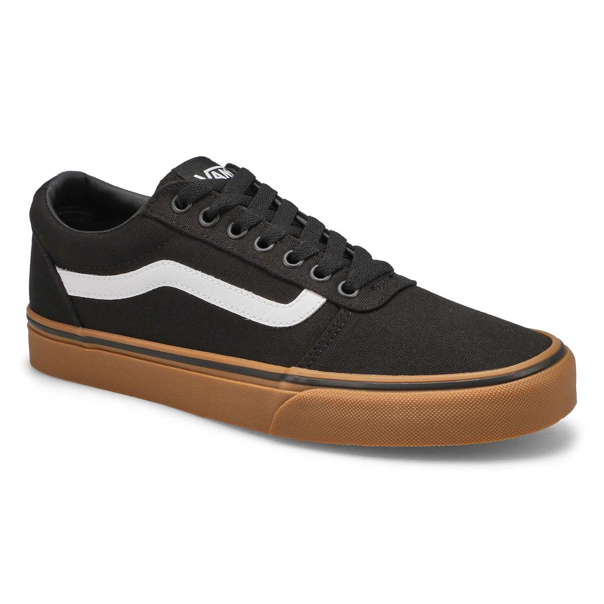 Vans Men's Ward Sneaker - Black/White - Image 2