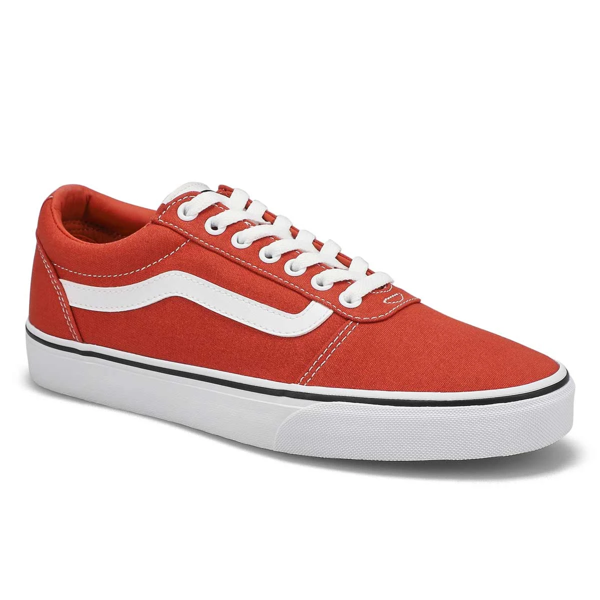 Vans Men's Ward Sneaker - Black/White - Image 4