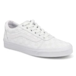 Vans Women's Ward Sneaker - Checkered White/W