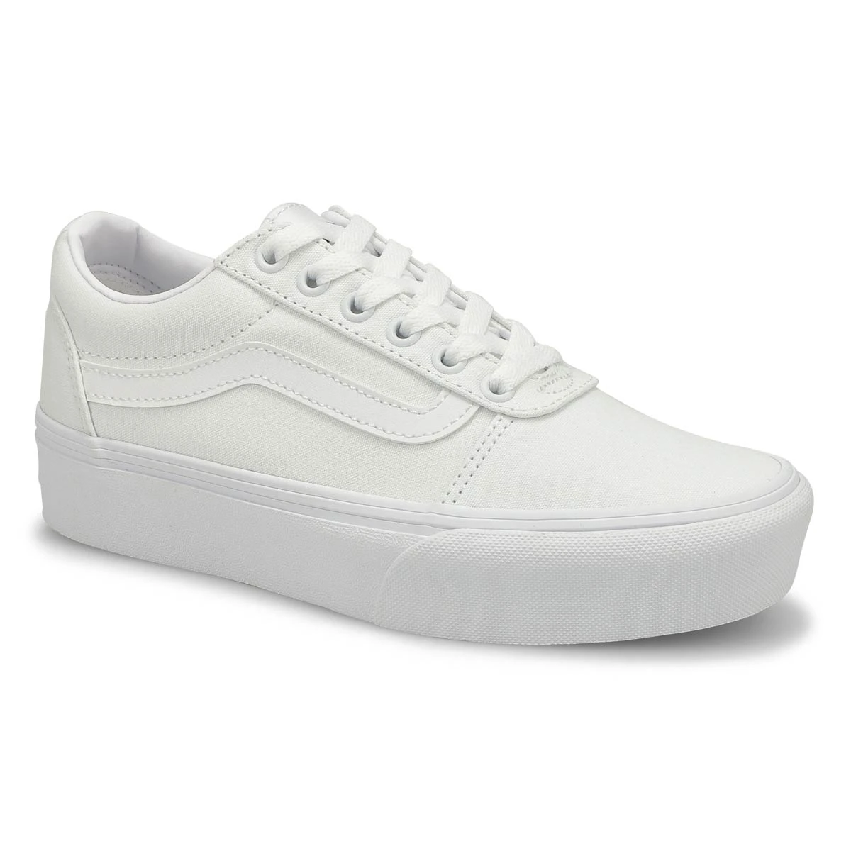Vans Women's Ward Platform Sneaker - White/Wh