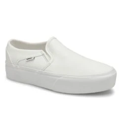 Vans Women's Asher Platform Sneaker - White