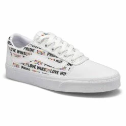 Vans Women's Ward Pride Sneaker - White/White