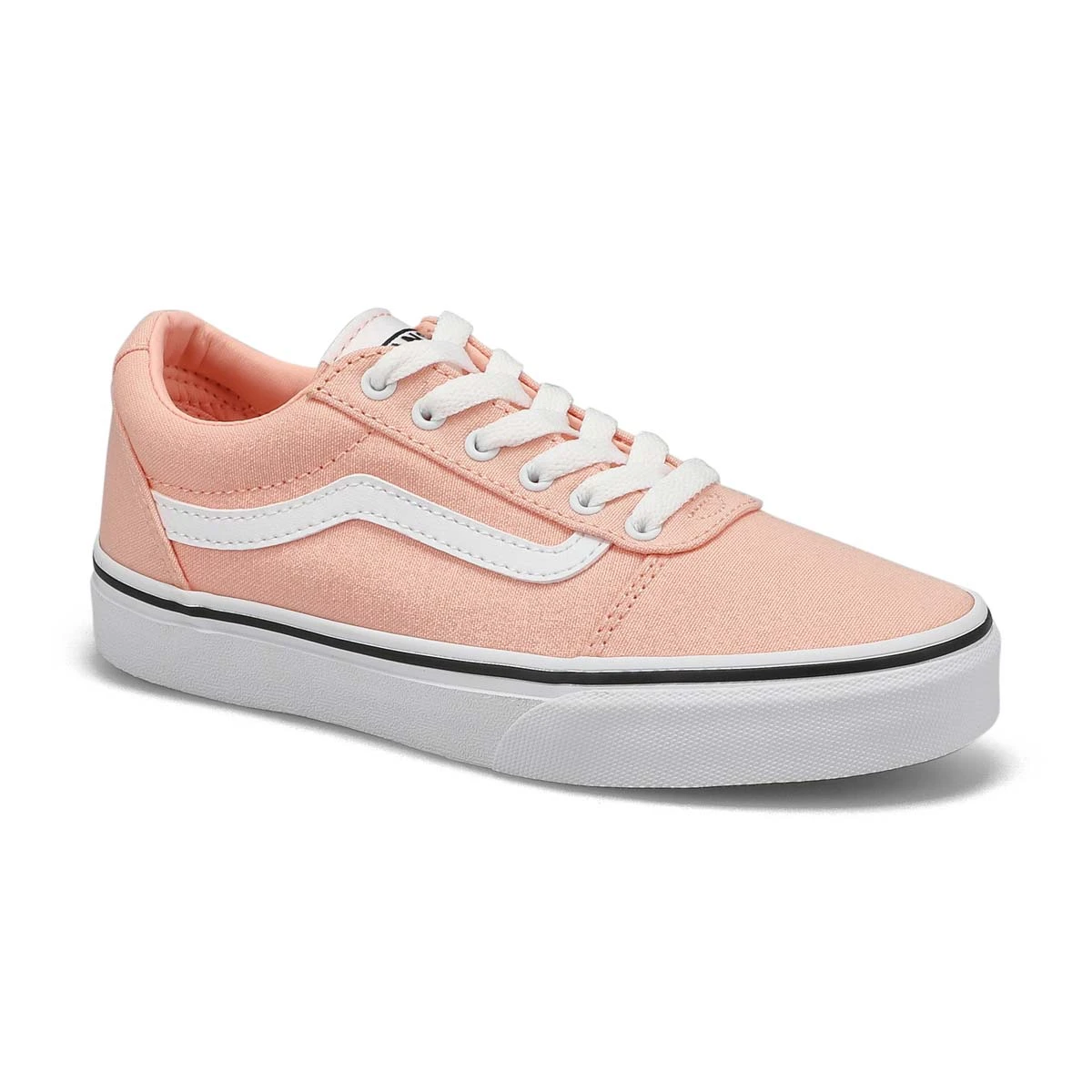 Vans Girls' Ward Marble Hearts Sneaker - Pink - Image 2
