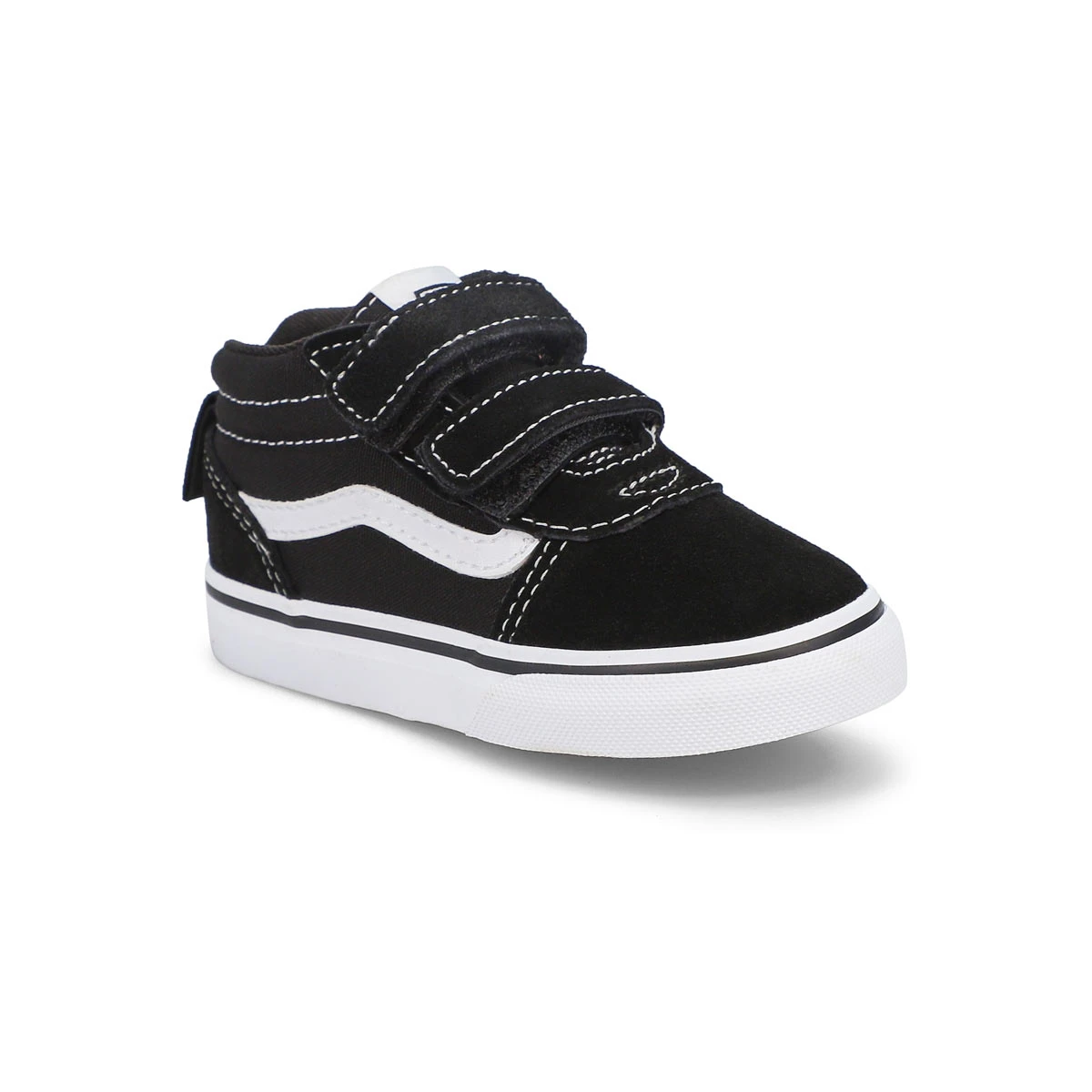Vans Infants' Ward Mid V Sneakers - Black/Bla