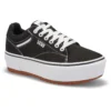 Vans Women's Seldan Platform ST Sneaker -Blac