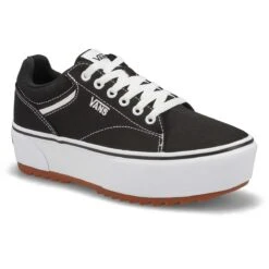 Vans Women's Seldan Platform ST Sneaker -Blac