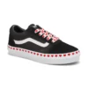 Vans Girls' Ward Heart Foxing Sneaker