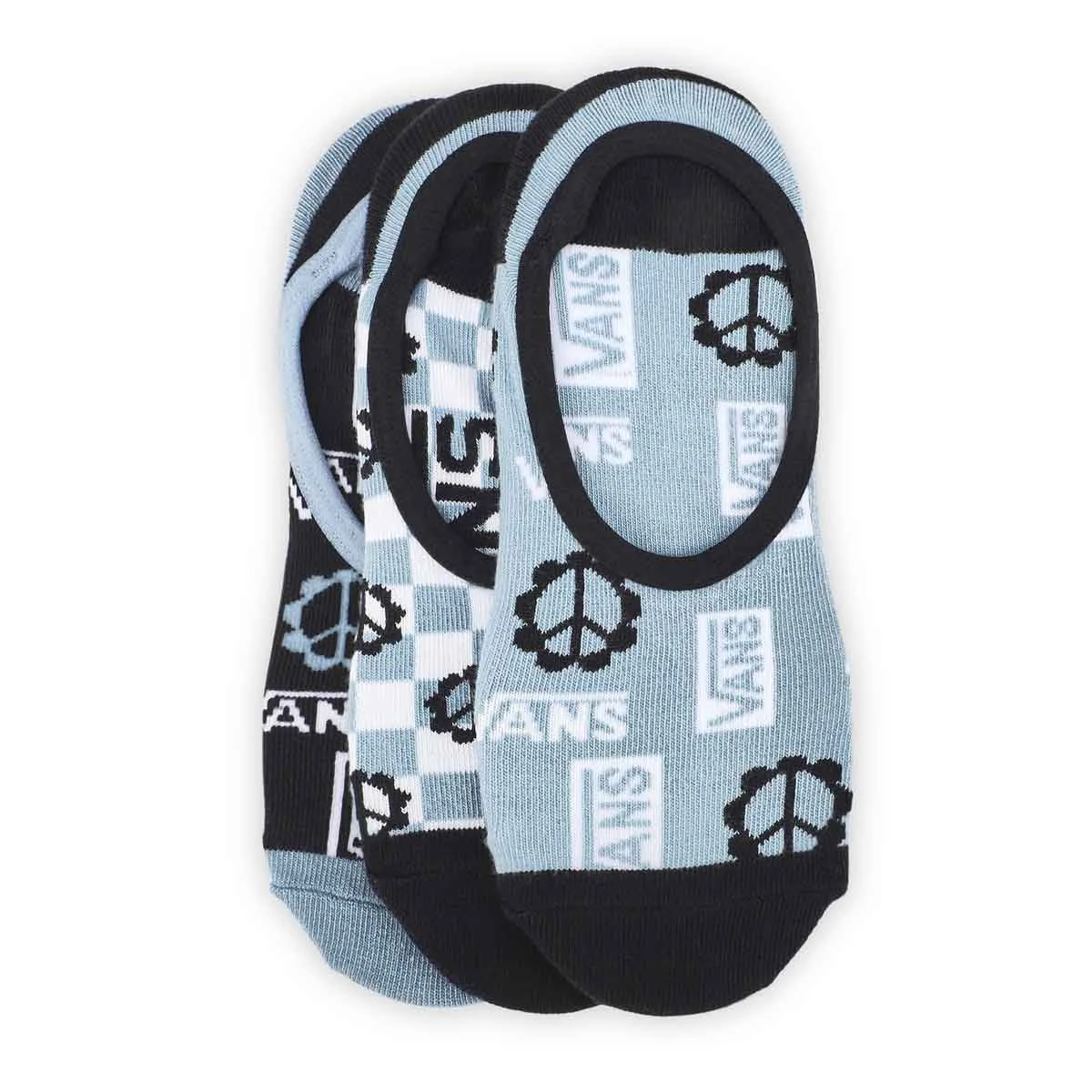 Vans Women's Logo Ditsy Canoodle Sock - 3 Pac